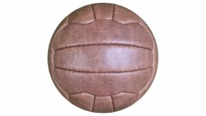 Vintage Mini 18-Panel Handmade Football