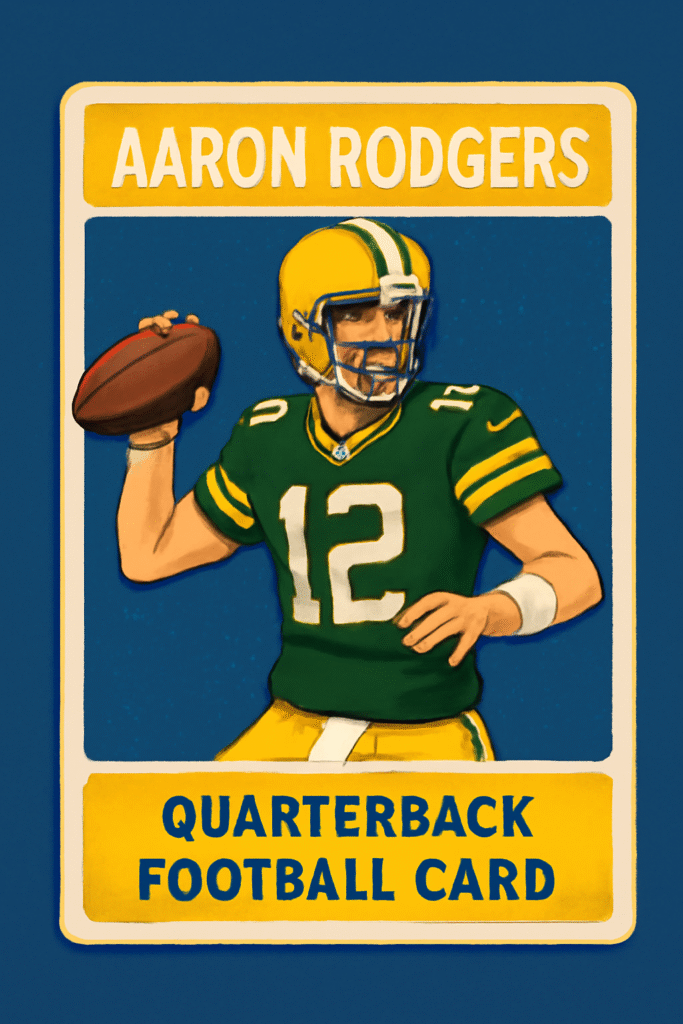 Aaron Rodgers Football Card
