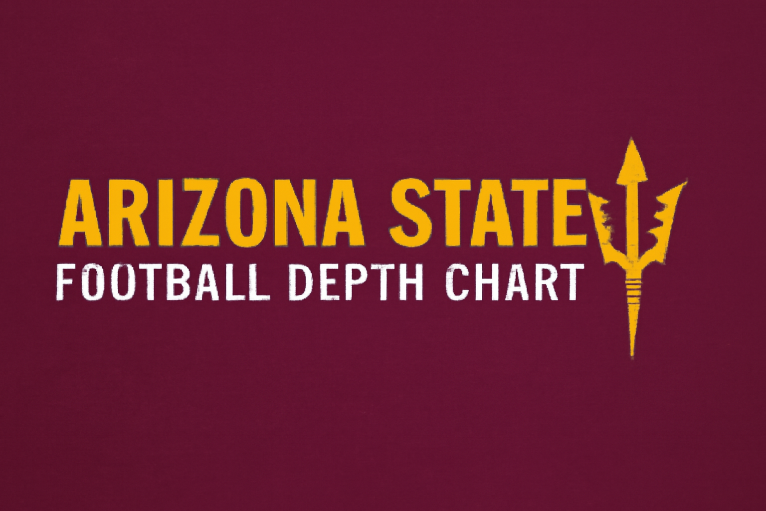 Arizona State Football Depth Chart A Comprehensive Overview of the Sun ...