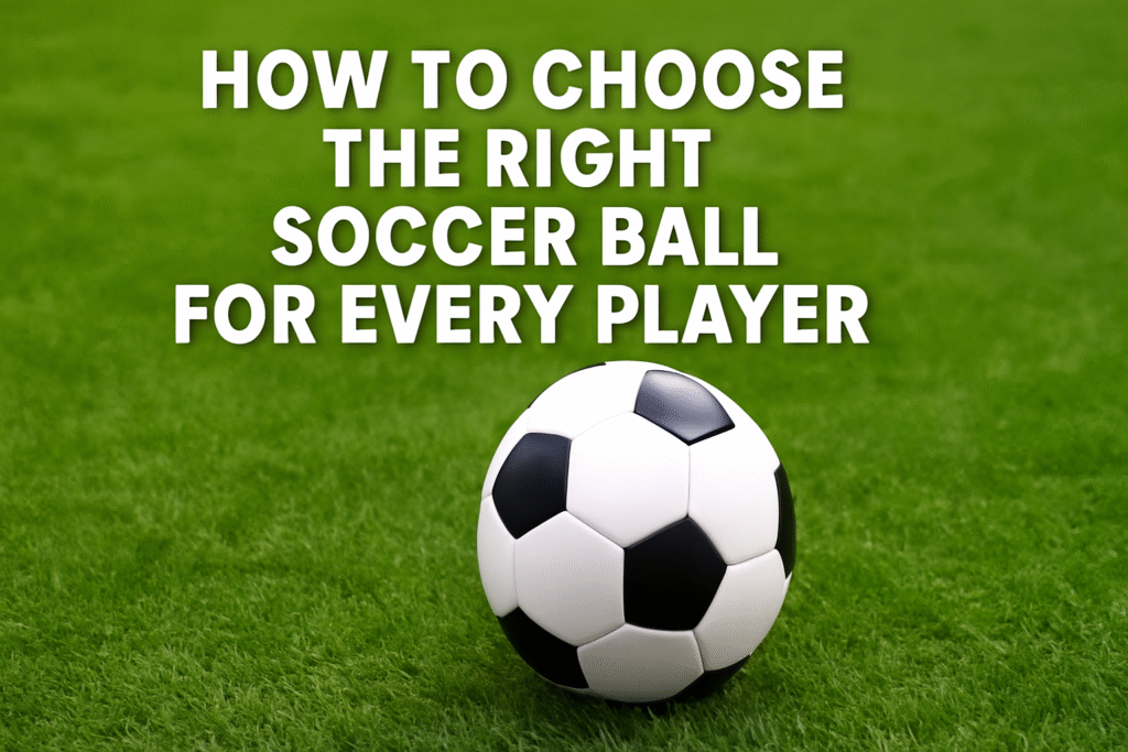 How to Choose the Right Soccer Ball for Every Player: A Guide to Training with Quality Equipment