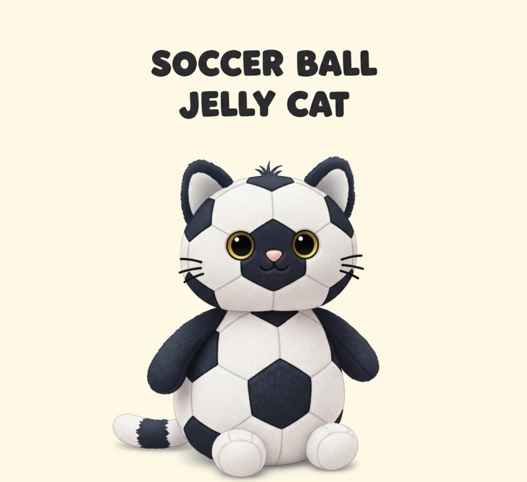 Soccer Ball Jelly Cat