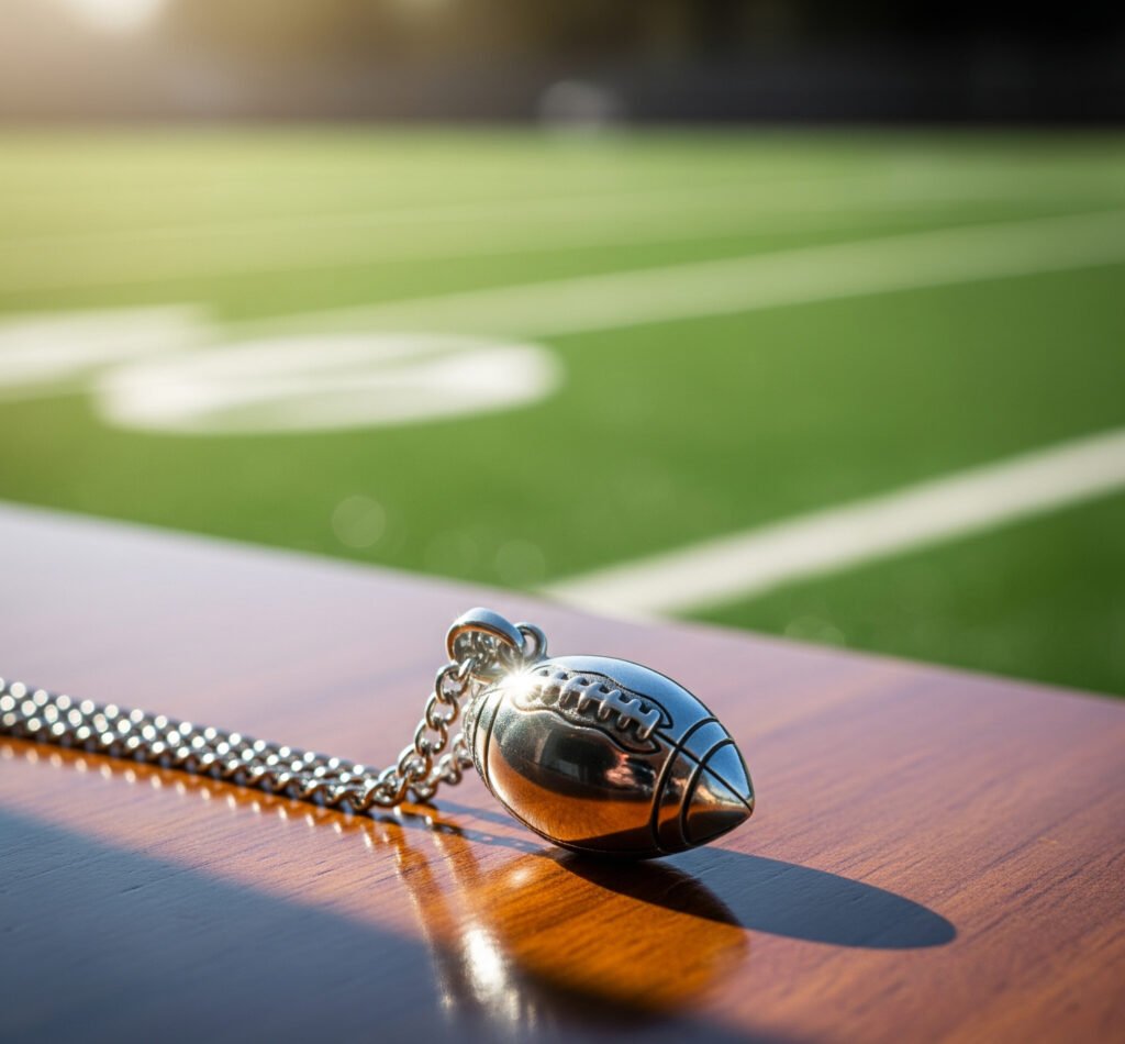 Football Necklace The Perfect Accessory for Every Fan and Player