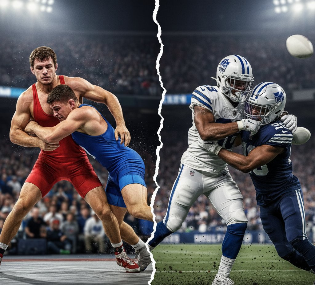 Is Wrestling Harder Than Football?