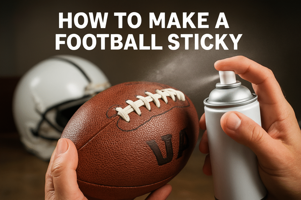 How to Make a Football Sticky