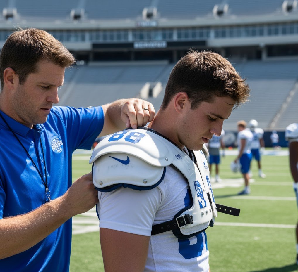 How to Fit Football Shoulder Pads