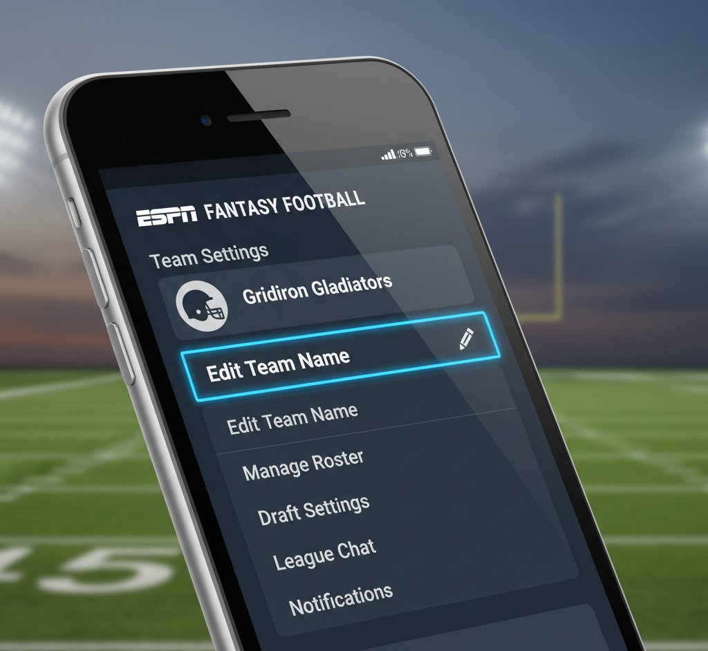How Do You Change Your Name on ESPN Fantasy Football?