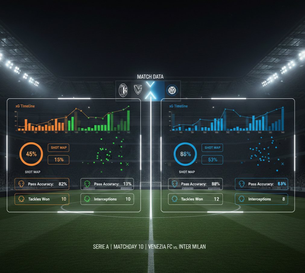 Estadísticas de Venezia Football Club Contra Inter Milan