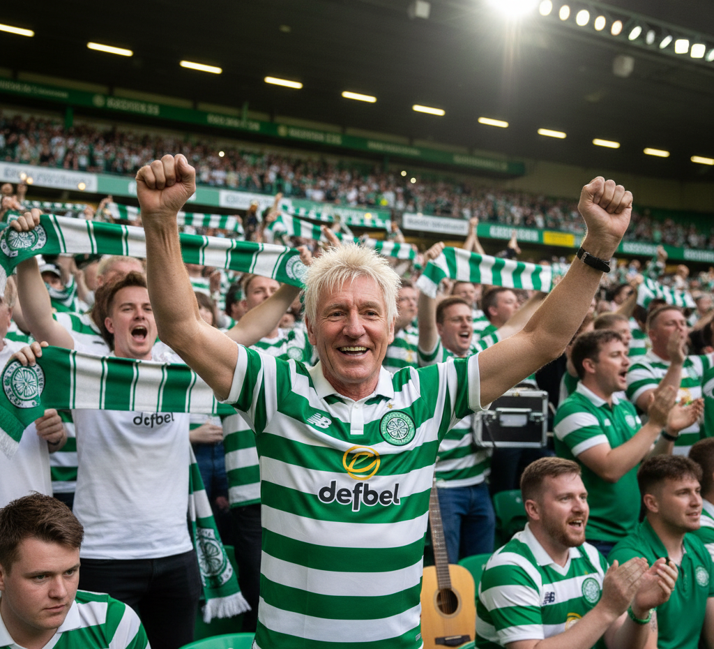Rod Stewart and Celtic Football Club