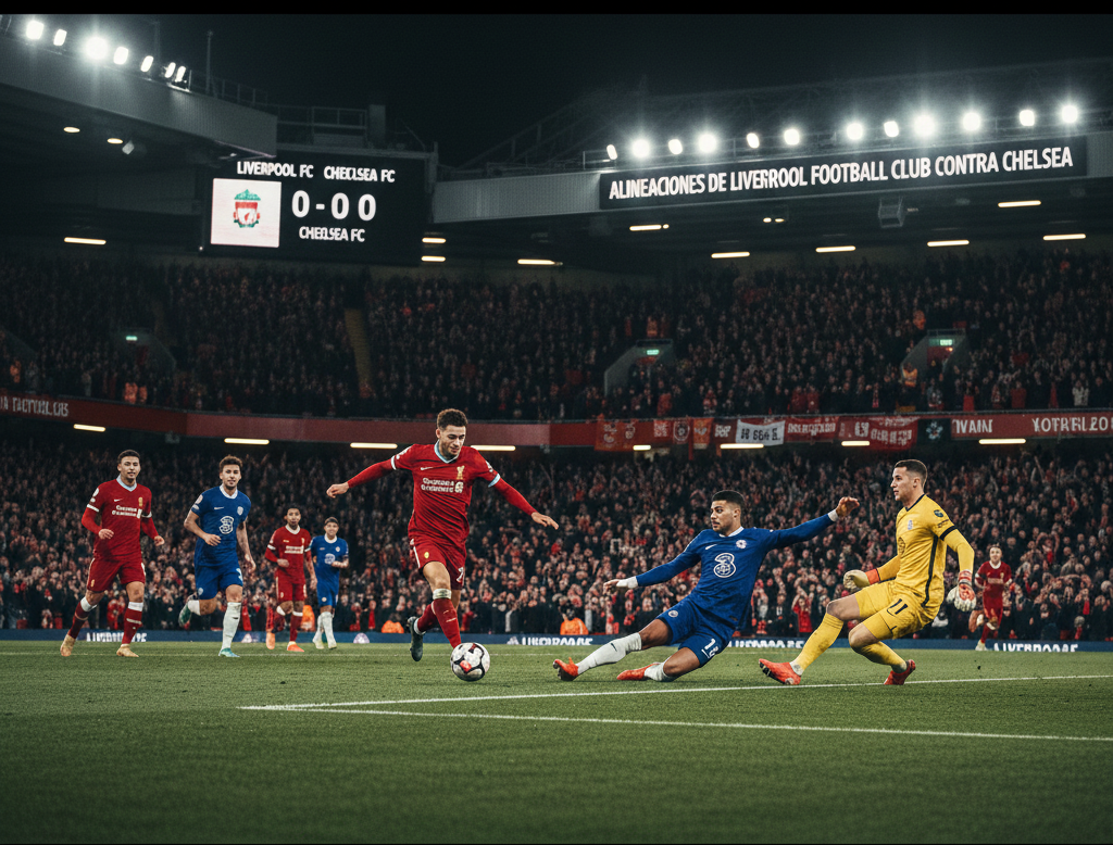 Alineaciones de Liverpool Football Club contra Chelsea