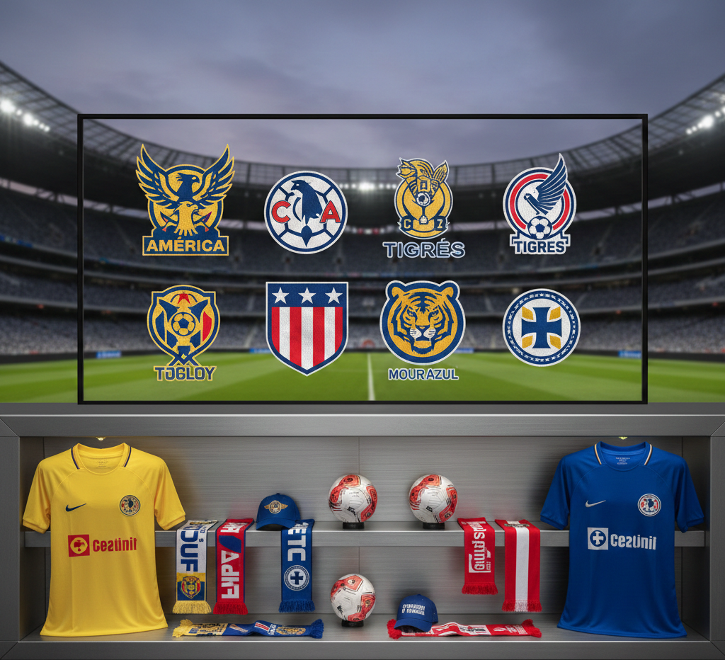 Mexico Football Club Logos