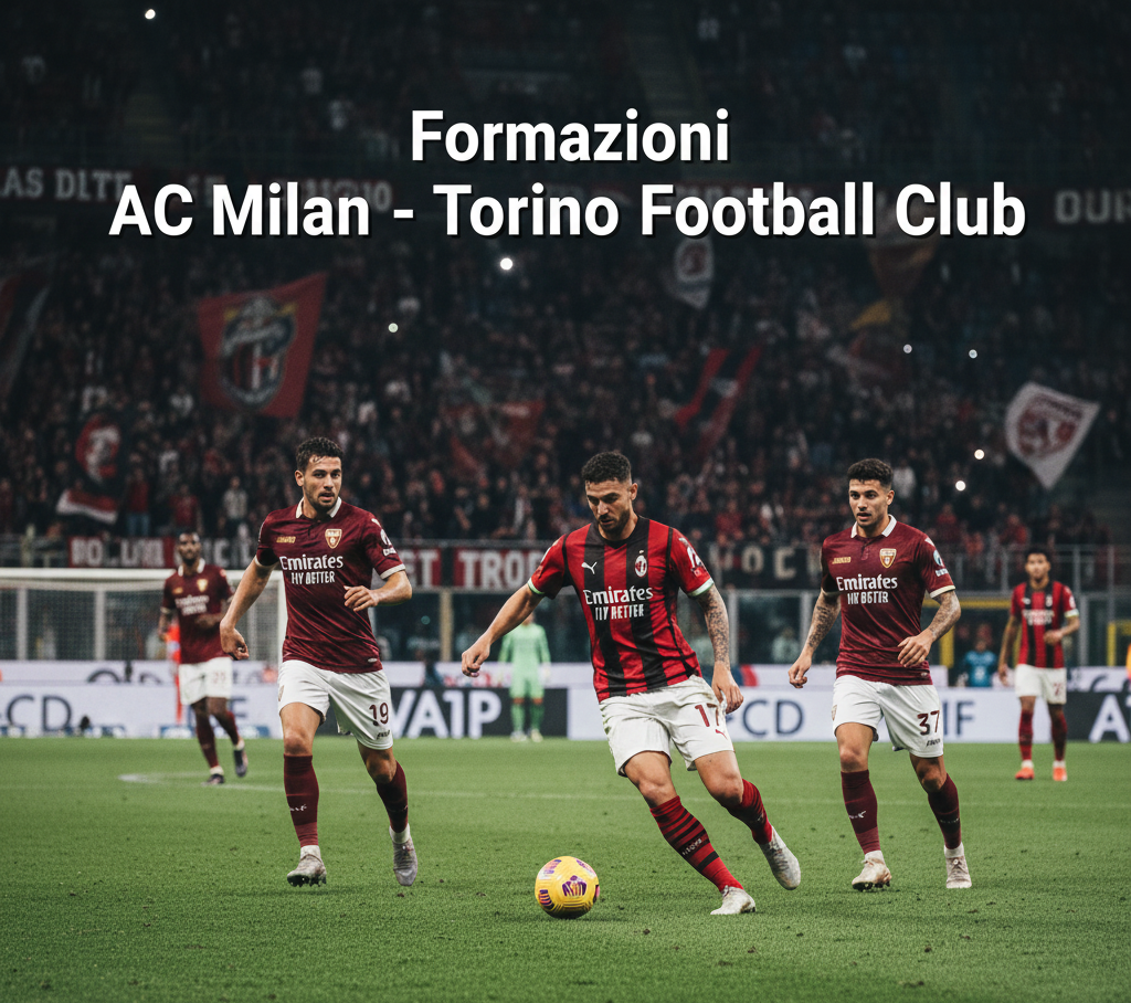Formazioni AC Milan – Torino Football Club