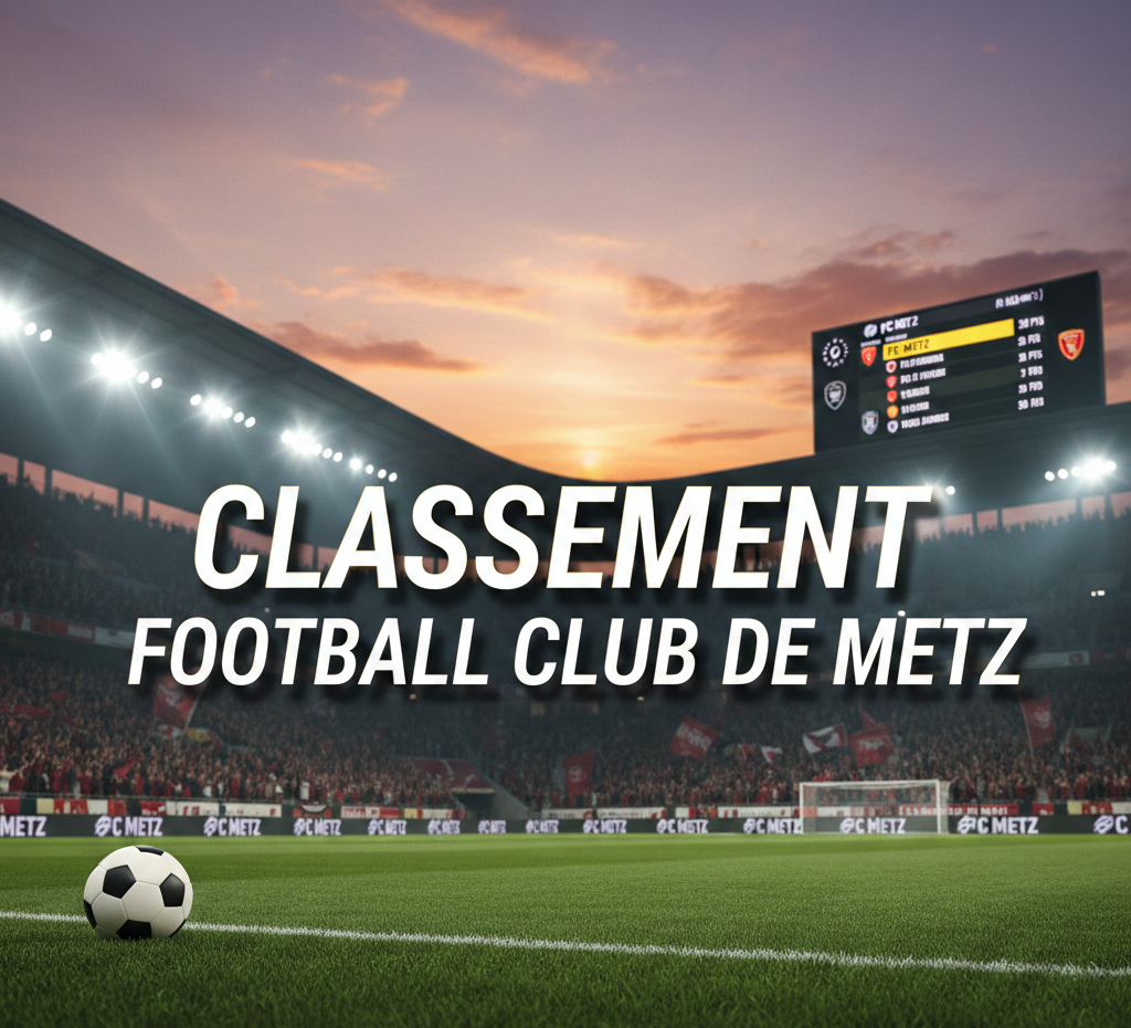 Classement Football Club de Metz