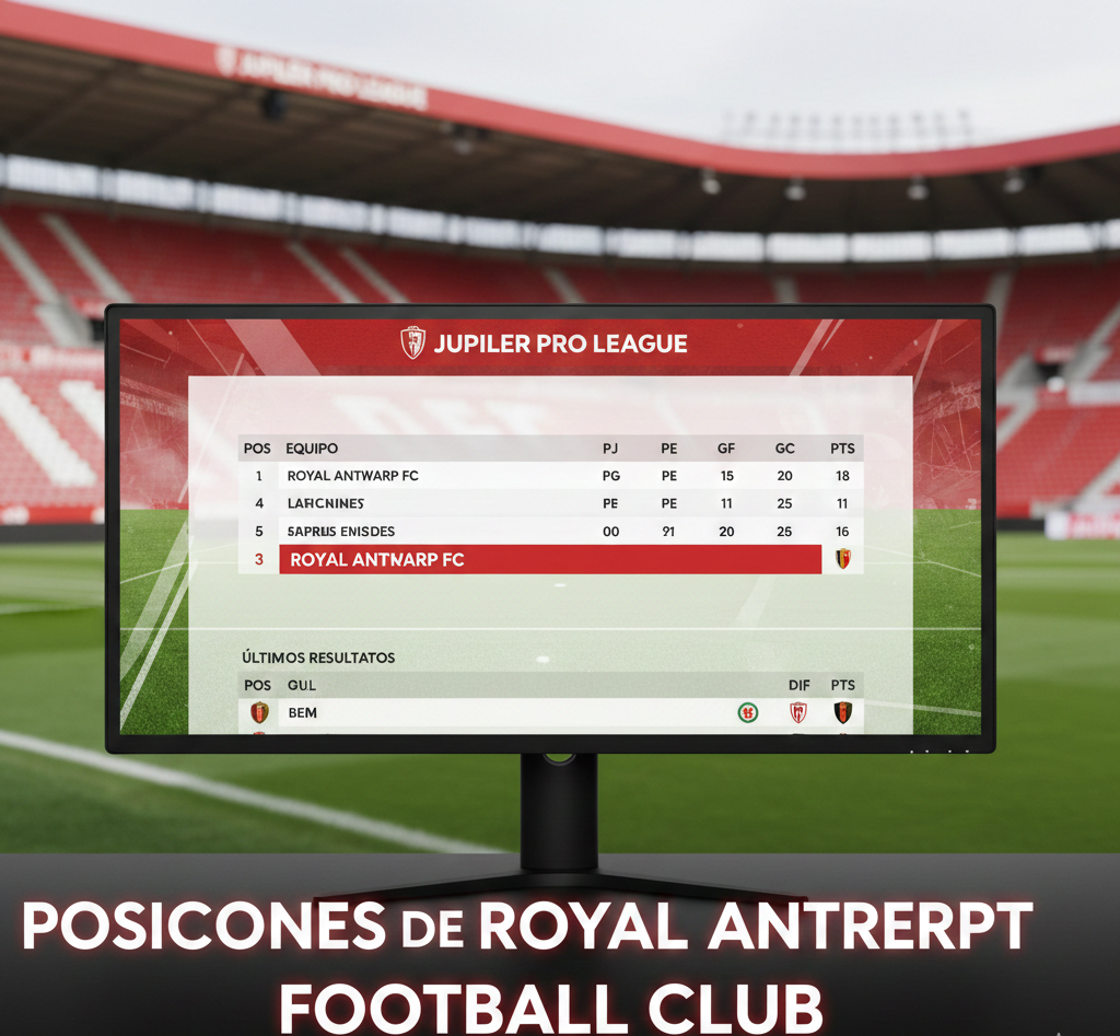 Posiciones de Royal Antwerp Football Club