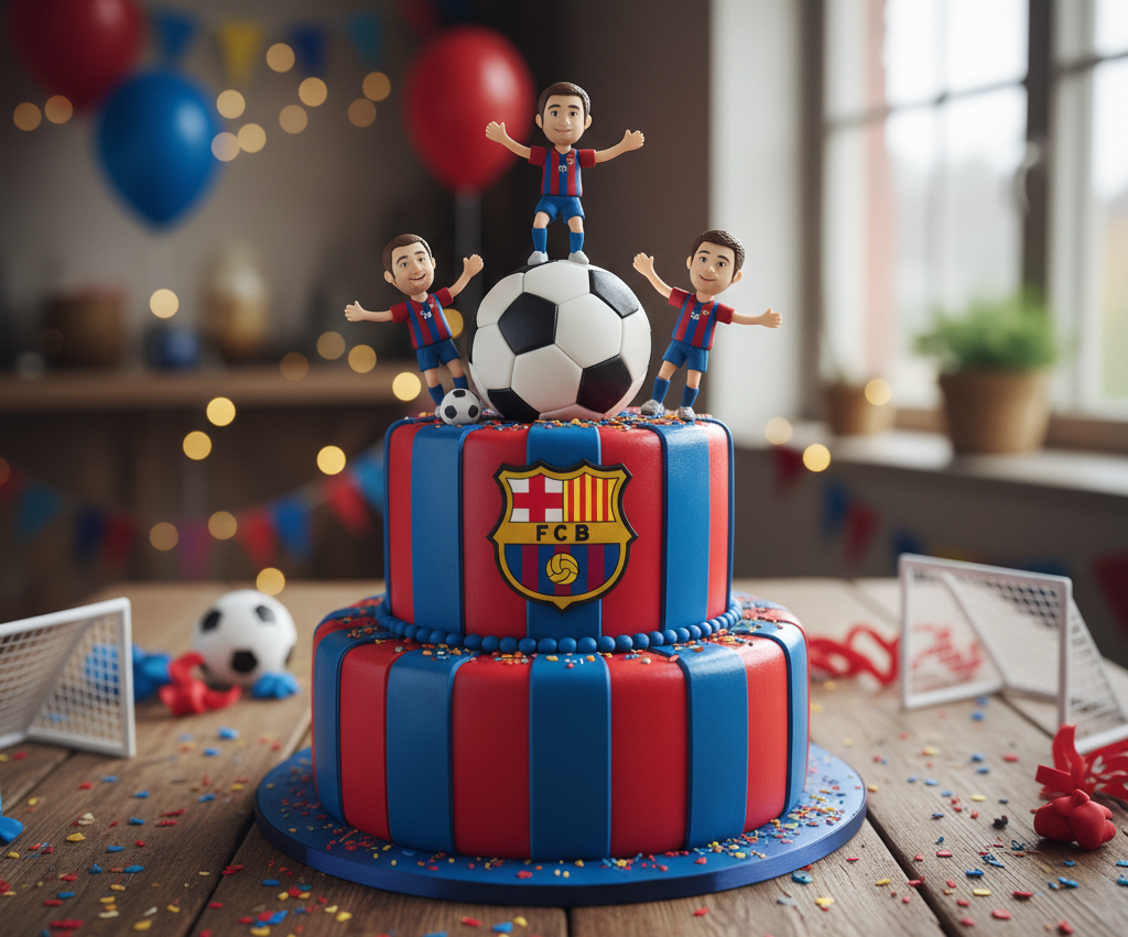 Barcelona Football Club Cake