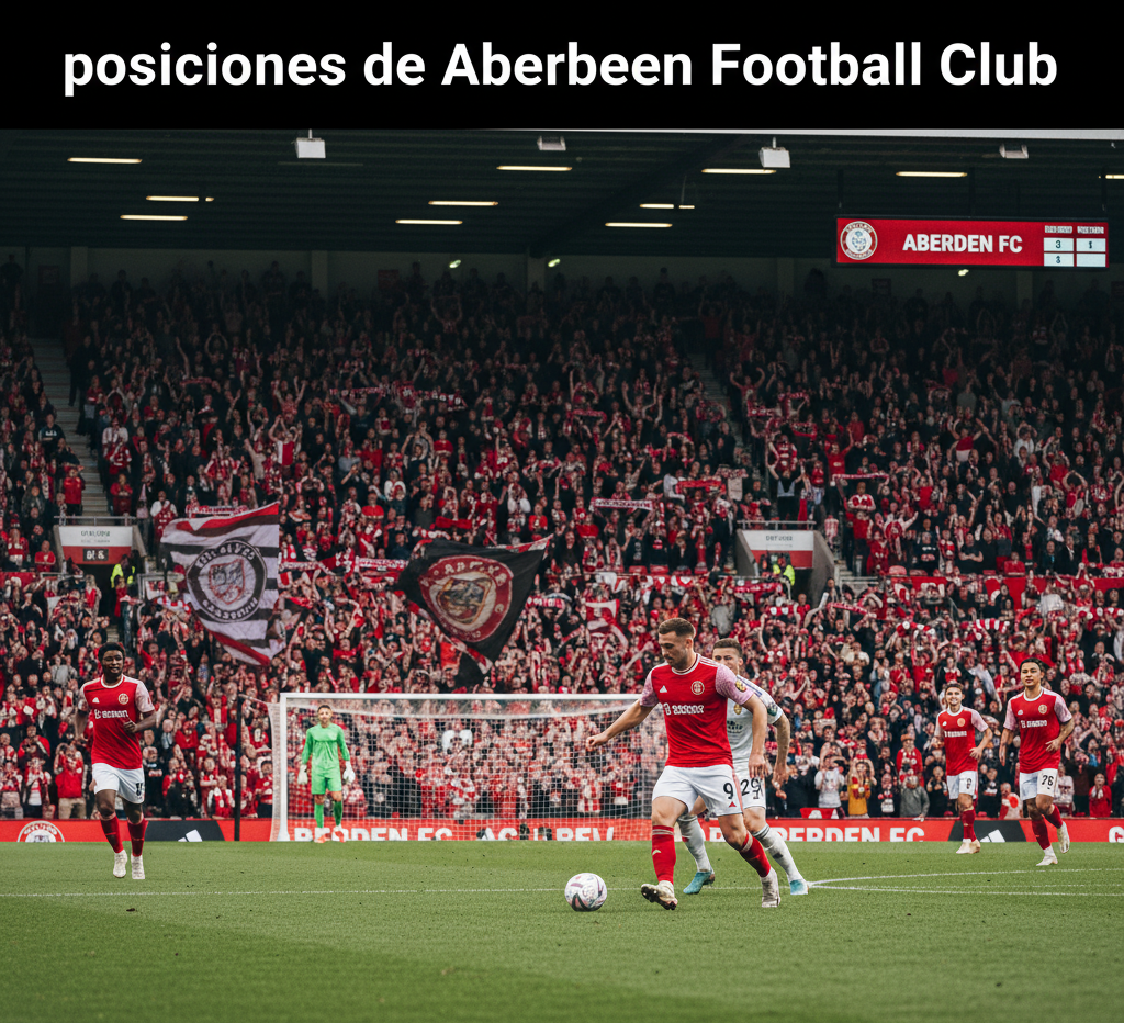 Posiciones de Aberdeen Football Club