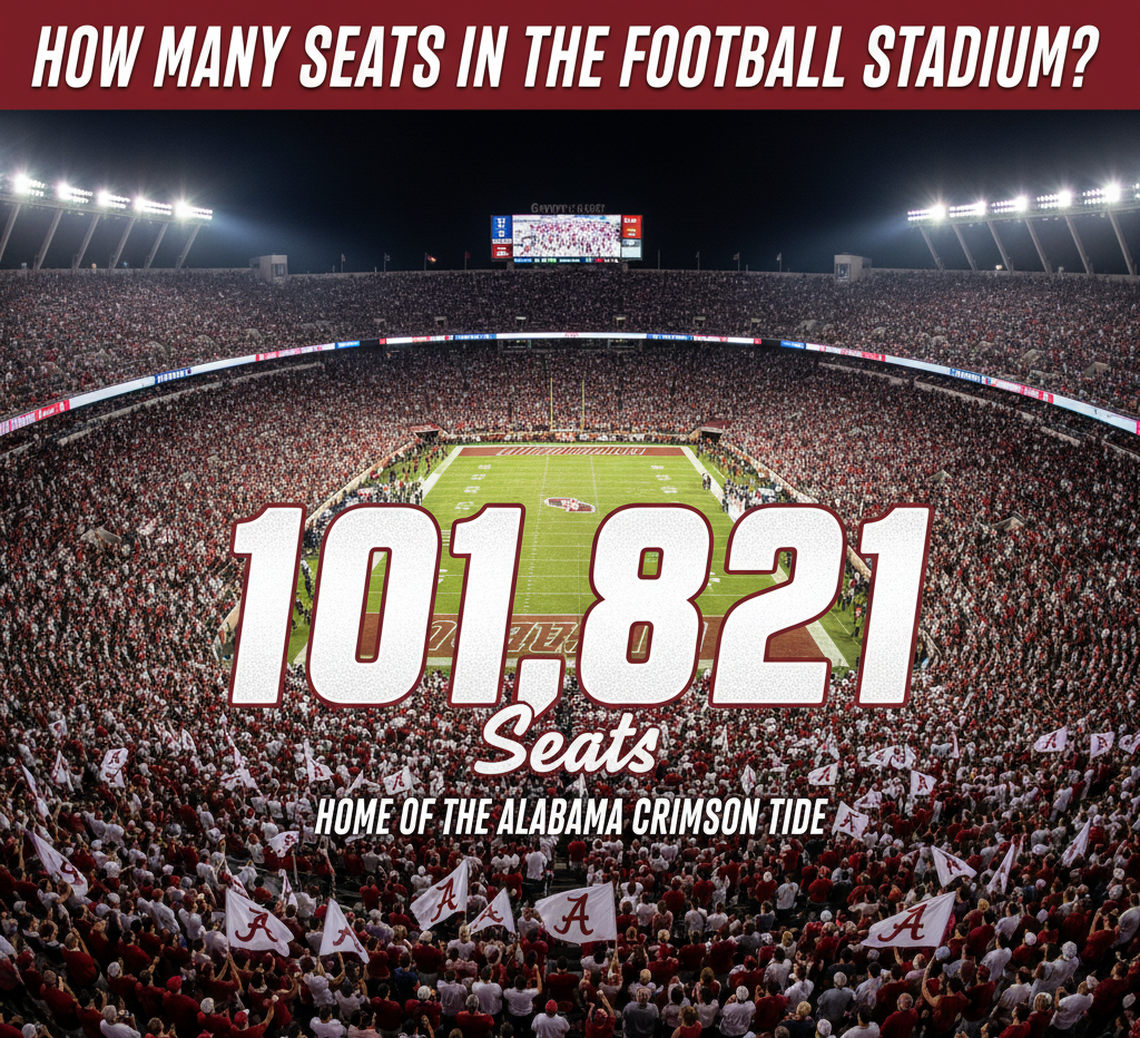How Many Seats in Alabama Football Stadium