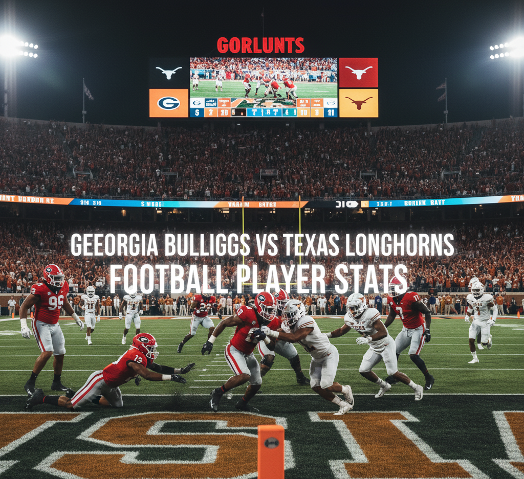 Georgia Bulldogs Football vs Texas Longhorns Football Match
