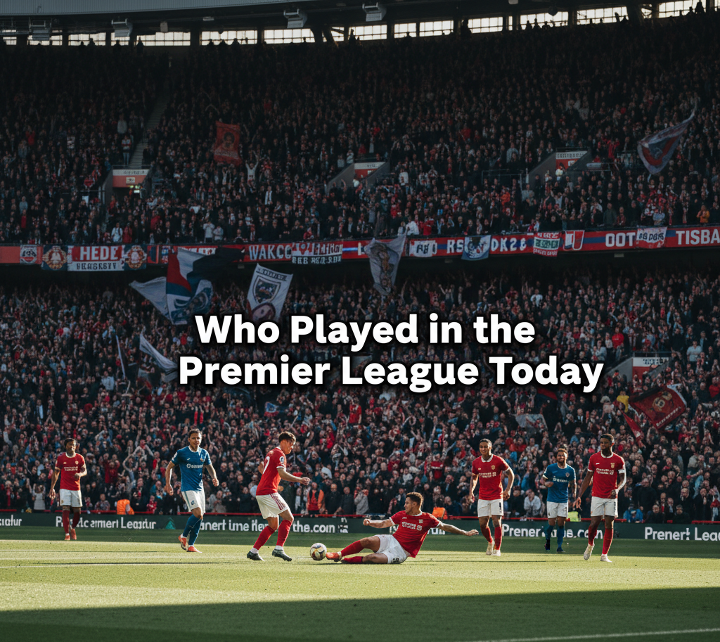Who Played in the Premier League Today
