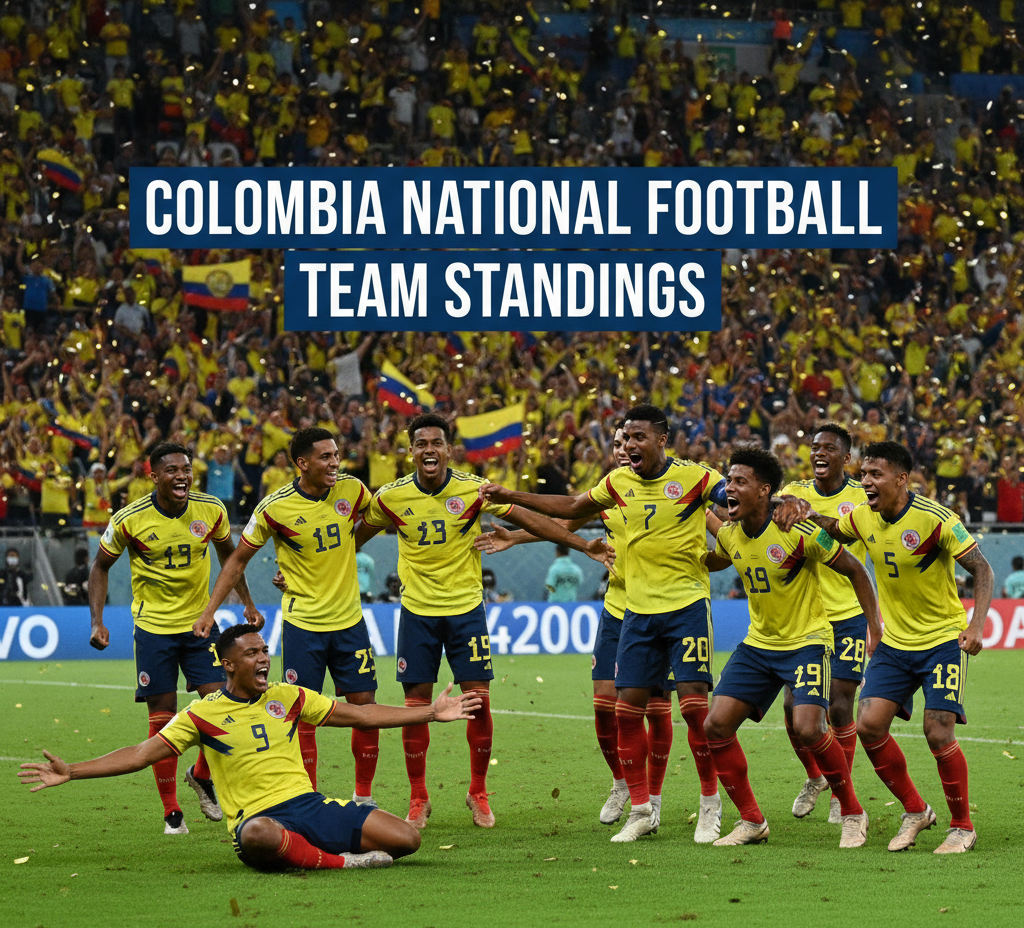 Colombia National Football Team Standings