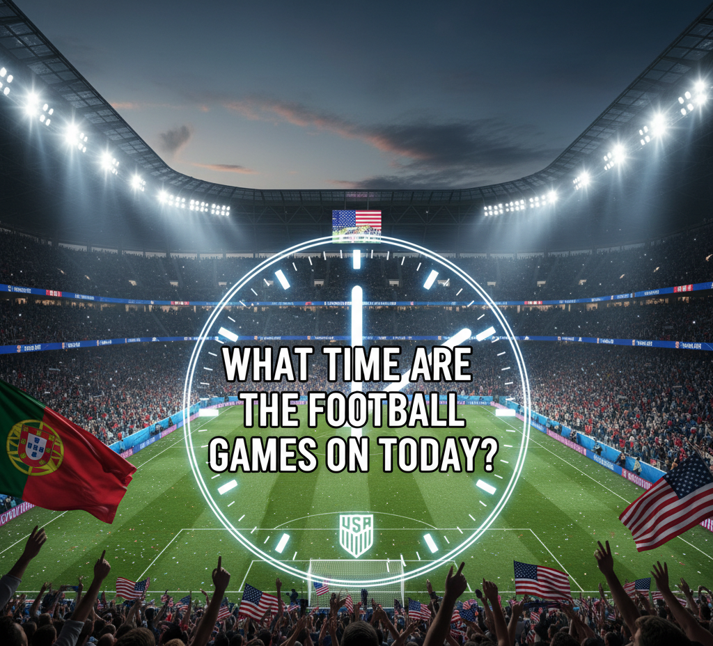 What Time Are the Football Games on Today?