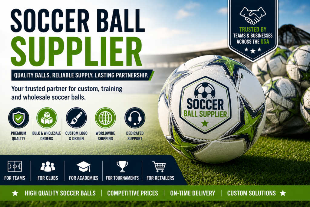 Soccer ball supplier for teams and businesses