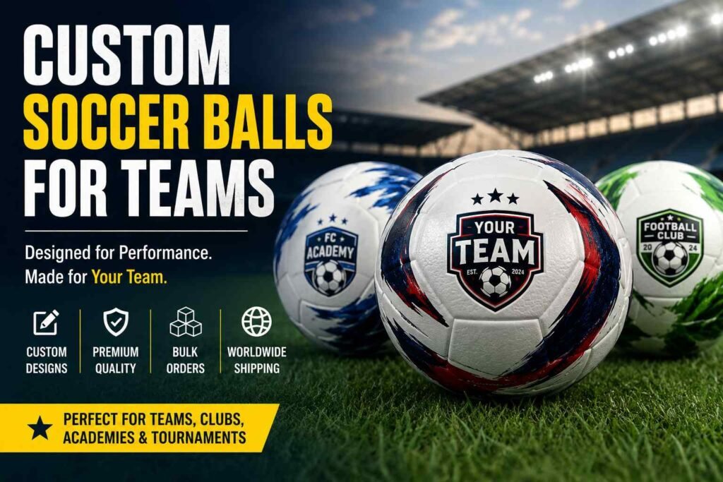 Custom soccer balls for teams and clubs