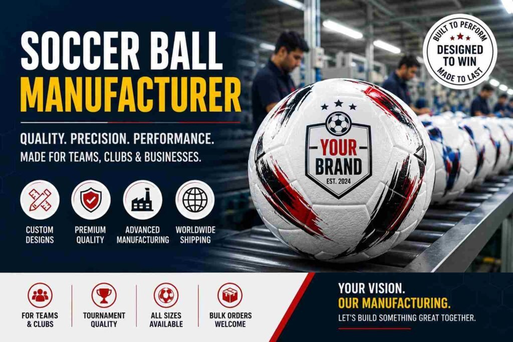 Soccer ball manufacturer for custom and wholesale soccer balls