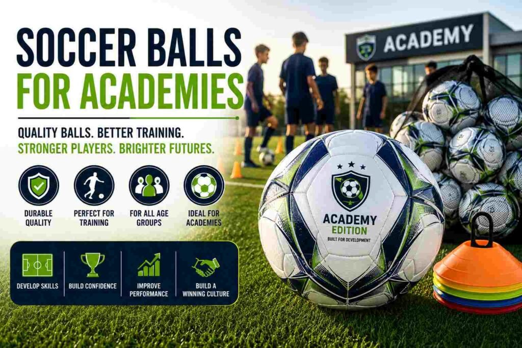 soccer balls for academies and youth training