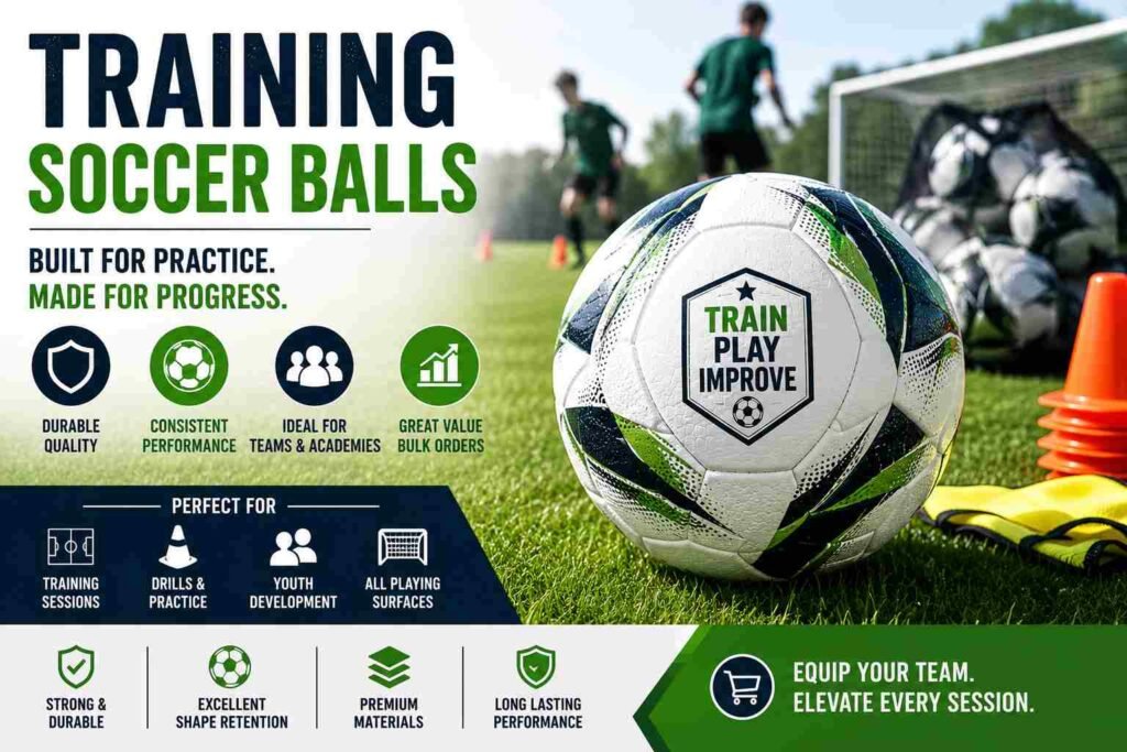 Training soccer balls for teams and academies