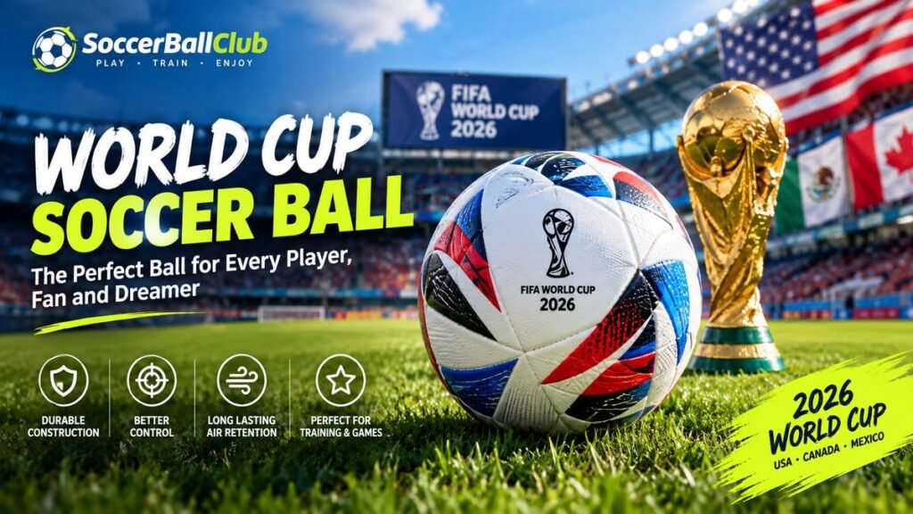 World Cup soccer ball 2026 for USA soccer fans